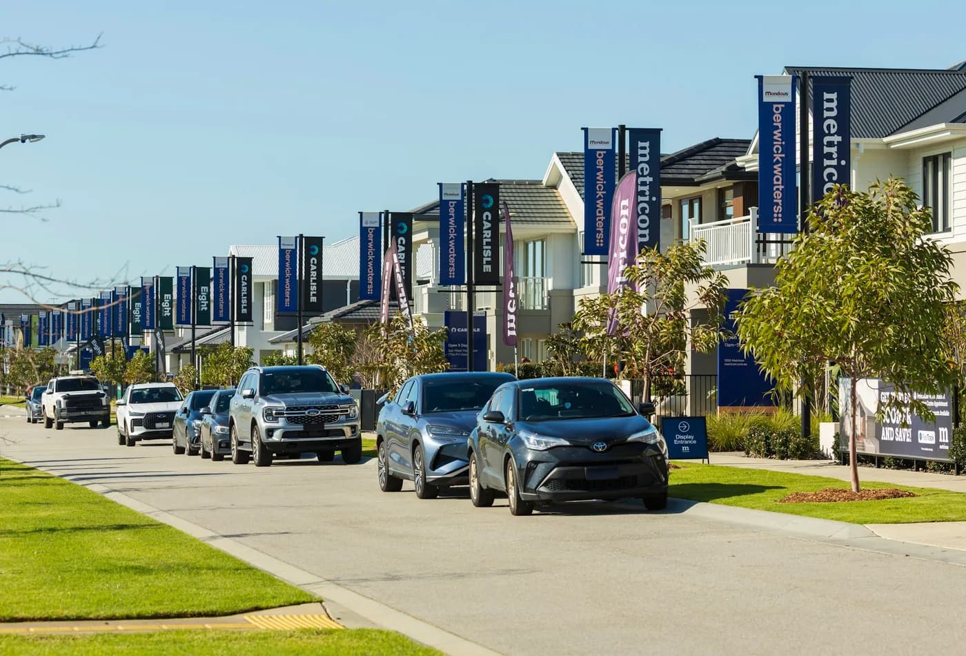 A residential street in the Brampton neighbourhoods we serve